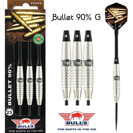 Bulls Bullet 90% B 24 gram Steeltip Dartpijlen